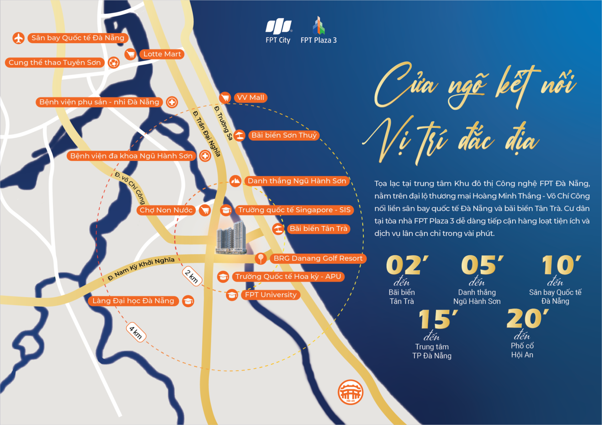 Tiện ích liền kề dự án FPT Plaza 3 Đà Nẵng